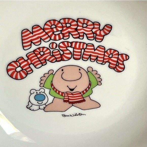 Vtg Ziggy and Fuzz Christmas Plate Dish Star Shaped Porcelain Collection 1981 - Picture 1 of 4